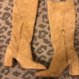 Sam Edelman Hilton Knee High Boot in Tan